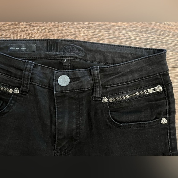 Kut From The Kloth Emma Ankle Skinny Jeans Women Size 2 Black - Picture 9 of 10